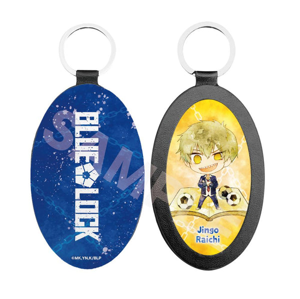 『ブルーロック』キャラでるアート レザーキーホルダー /15 雷市 陣吾(ミニキャラ)【202510再販】